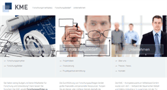 Desktop Screenshot of kme-mittelstand.de