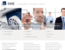Tablet Screenshot of kme-mittelstand.de